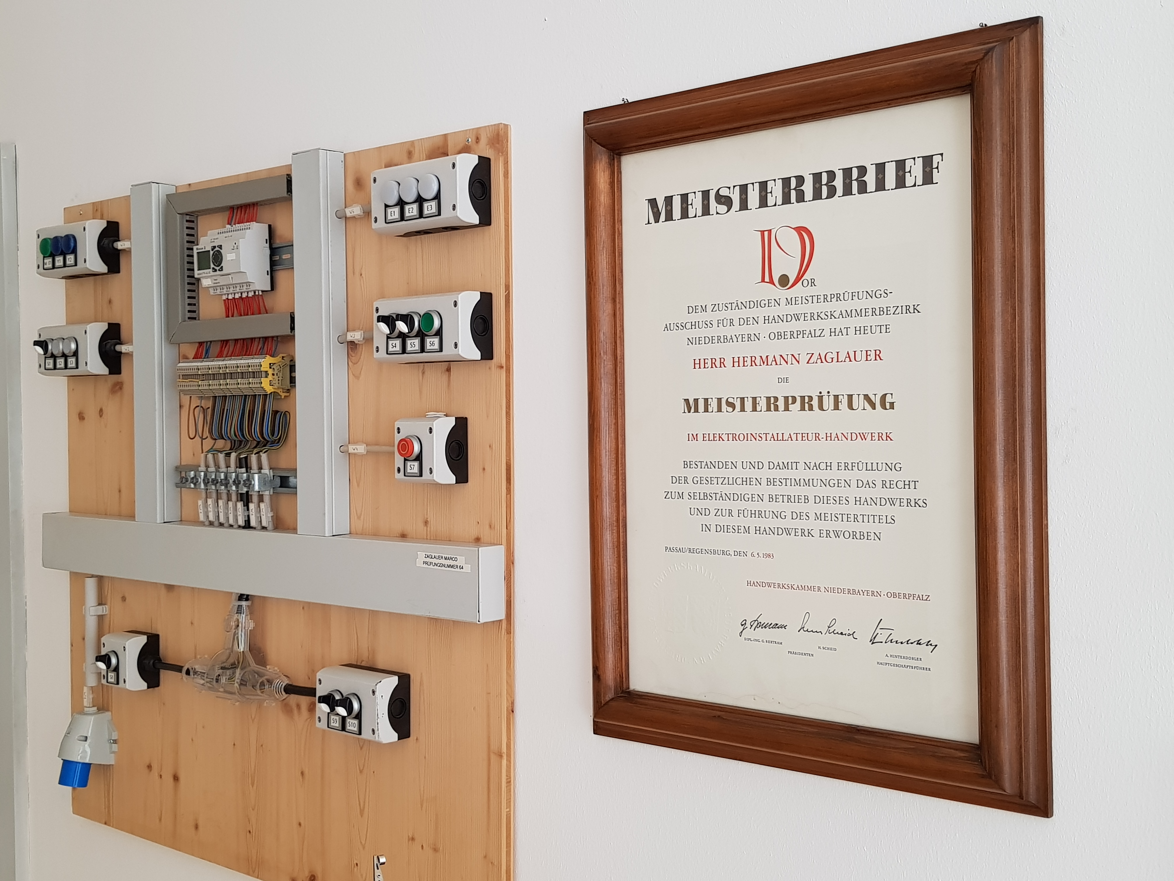 Meisterbrief Elektromeister